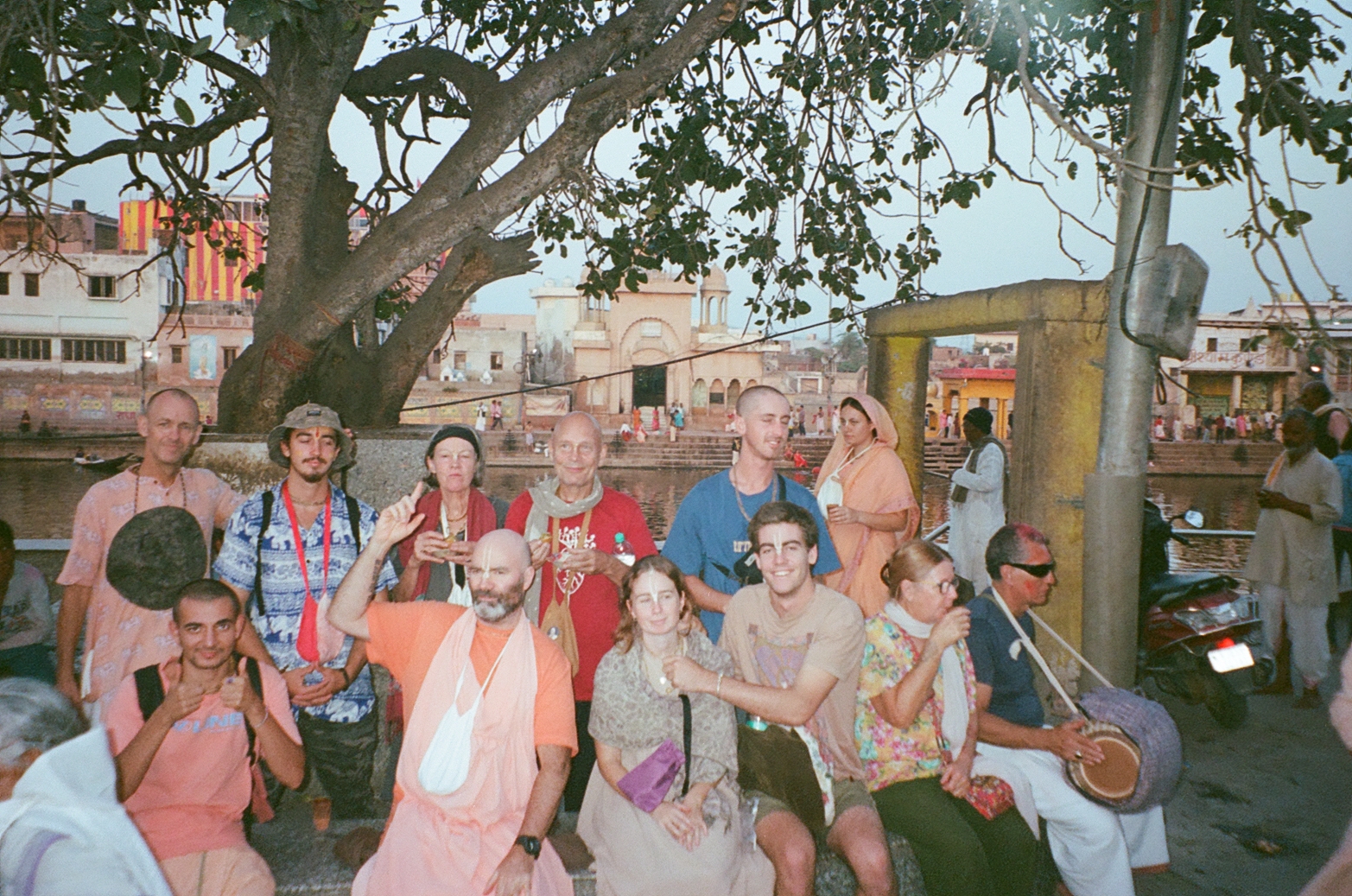 Community gathering in The Bhakti Field