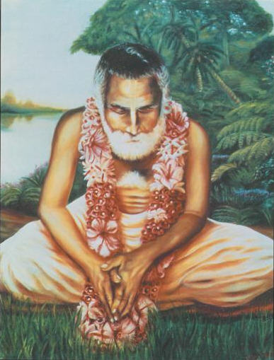 An artistic depiction of Srila Gaura Kisora Dasa Babaji